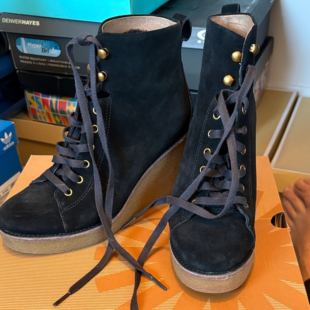 UGG wedge booties
